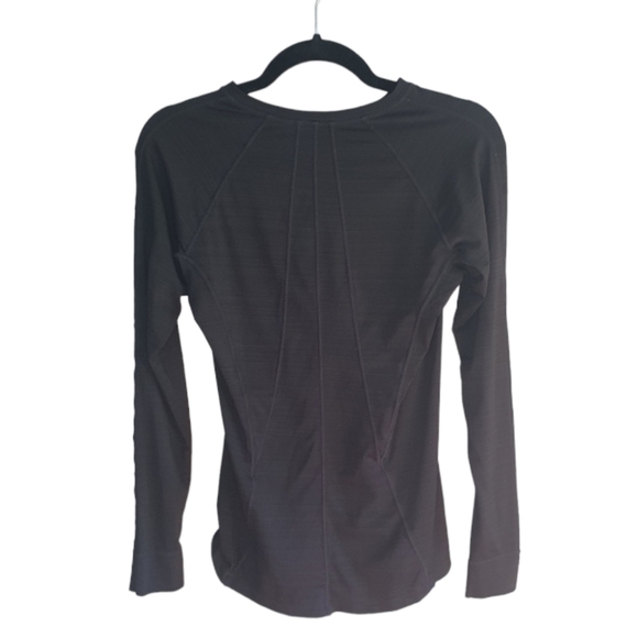ATHLETA Long Sleeve Quarter Zip Top Black Women's Size S - Picture 8 of 11